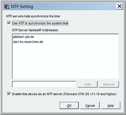 Watchguard Firebox NTP Einstellung